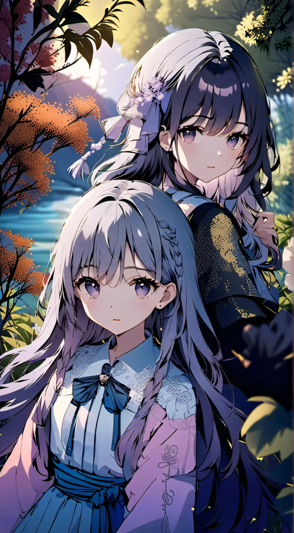 ai character: Cristina and Julia background