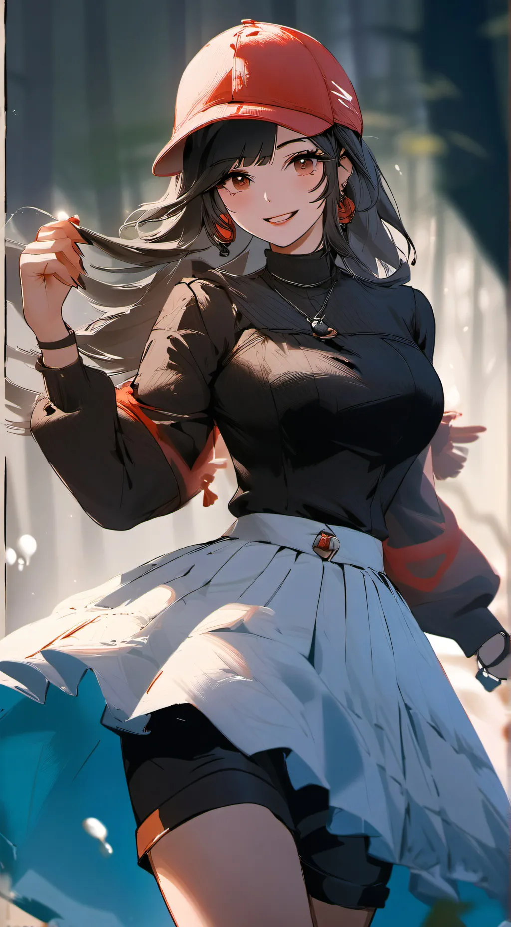 ai character: luna background