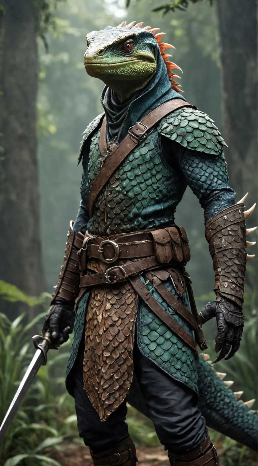 ai character: Zrix SilentScale background
