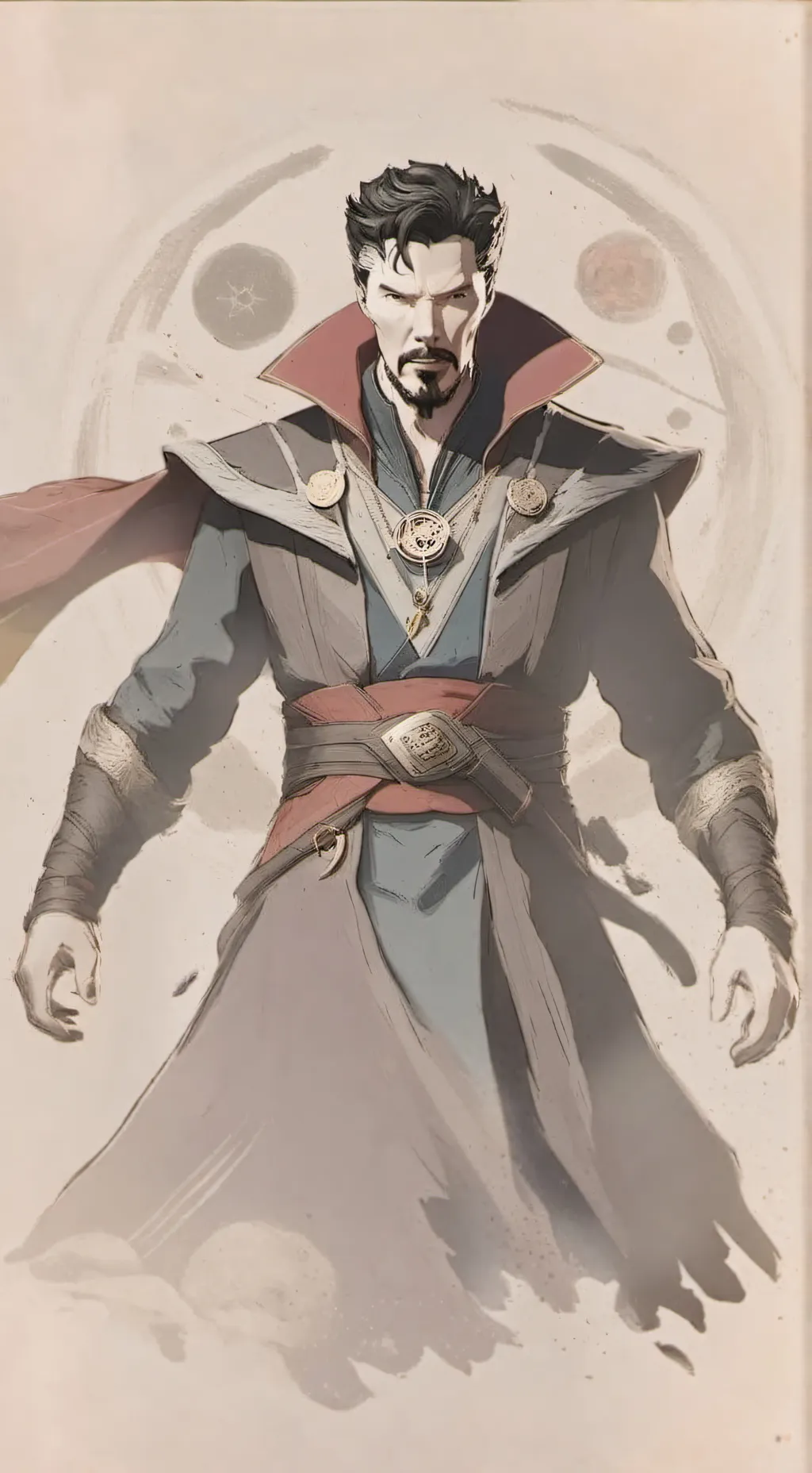 ai character: Avengers Strange  background