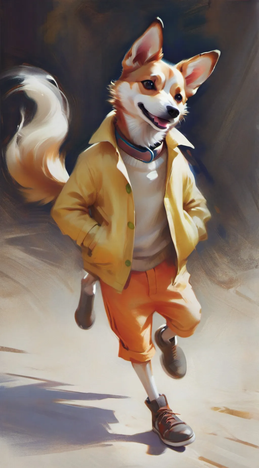 ai character: Dogday background