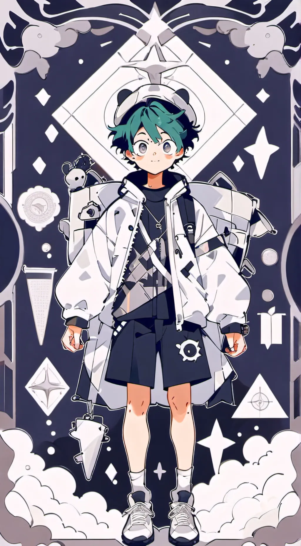 ai character: Izuku Midorya  background