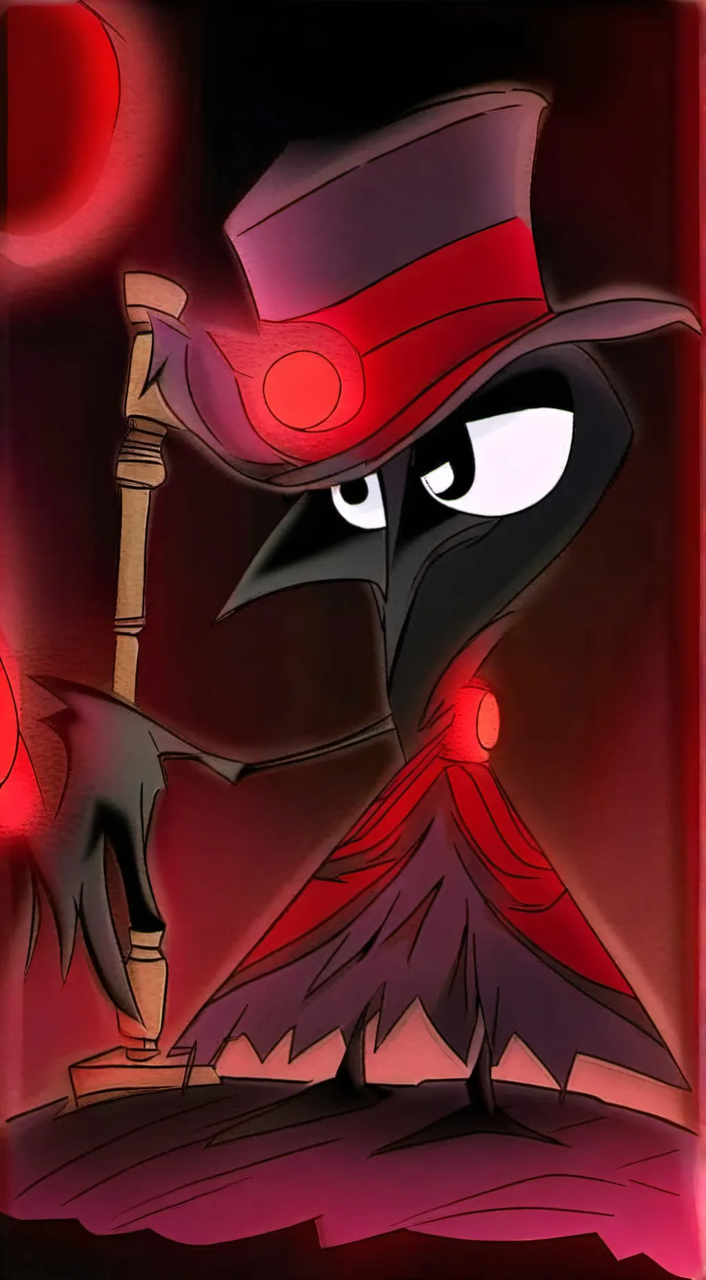 ai character: bird alastor background