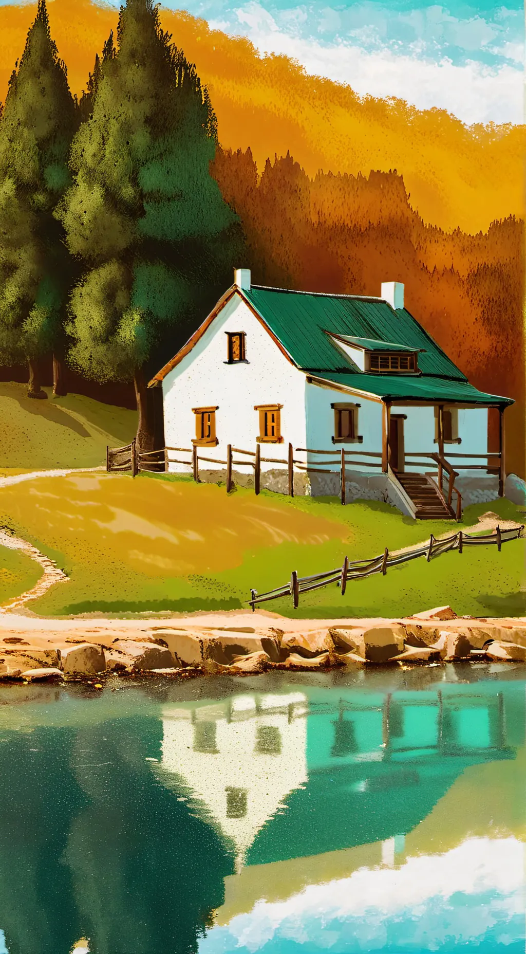 ai character: Barns background