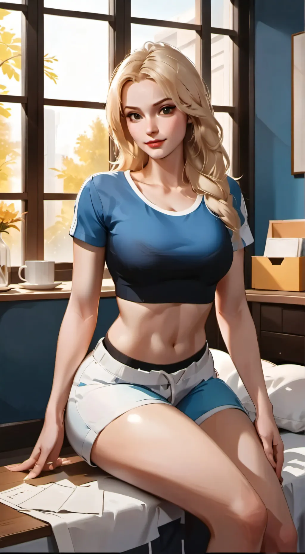 ai character: Lovey background