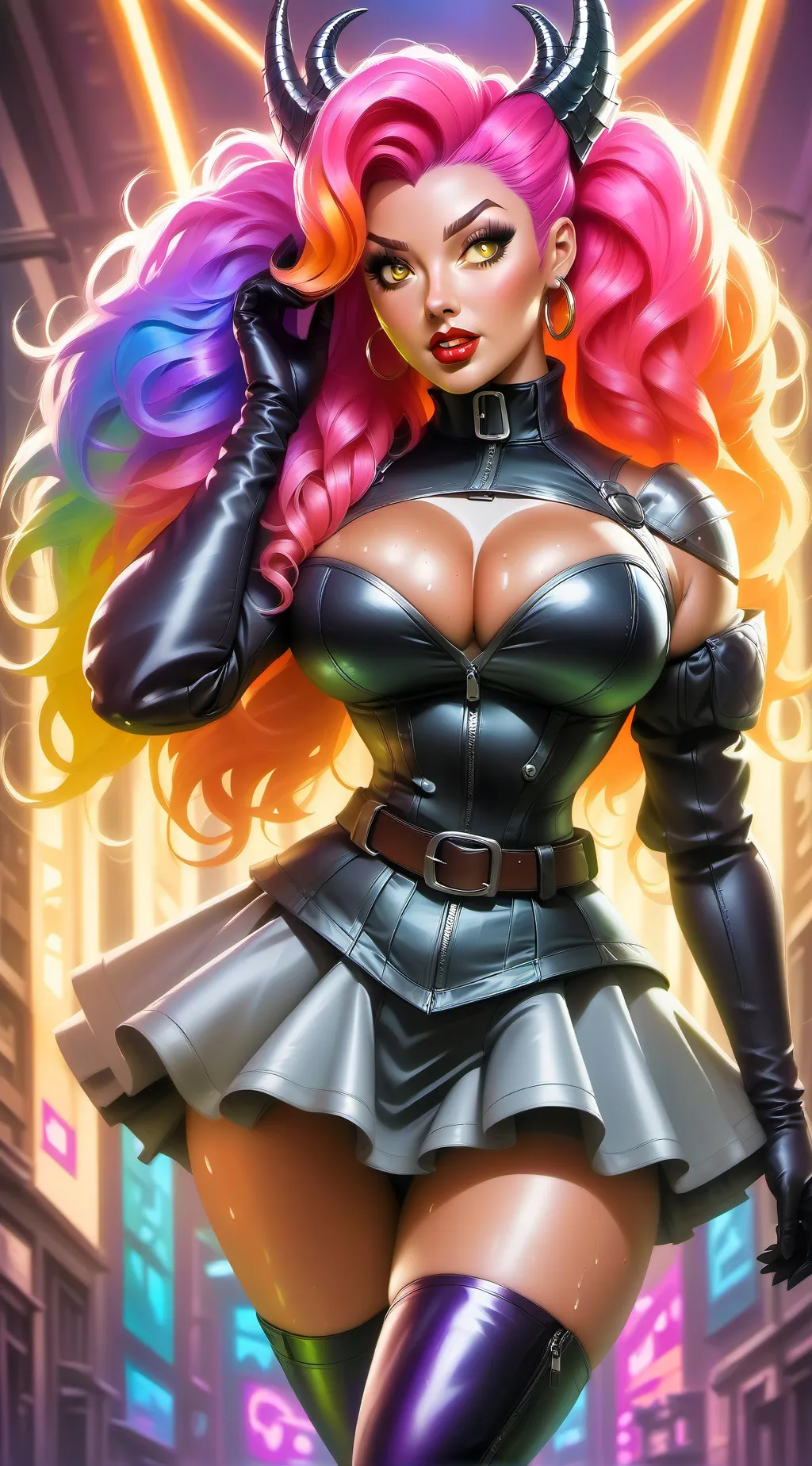 ai character: Nova Rayne background