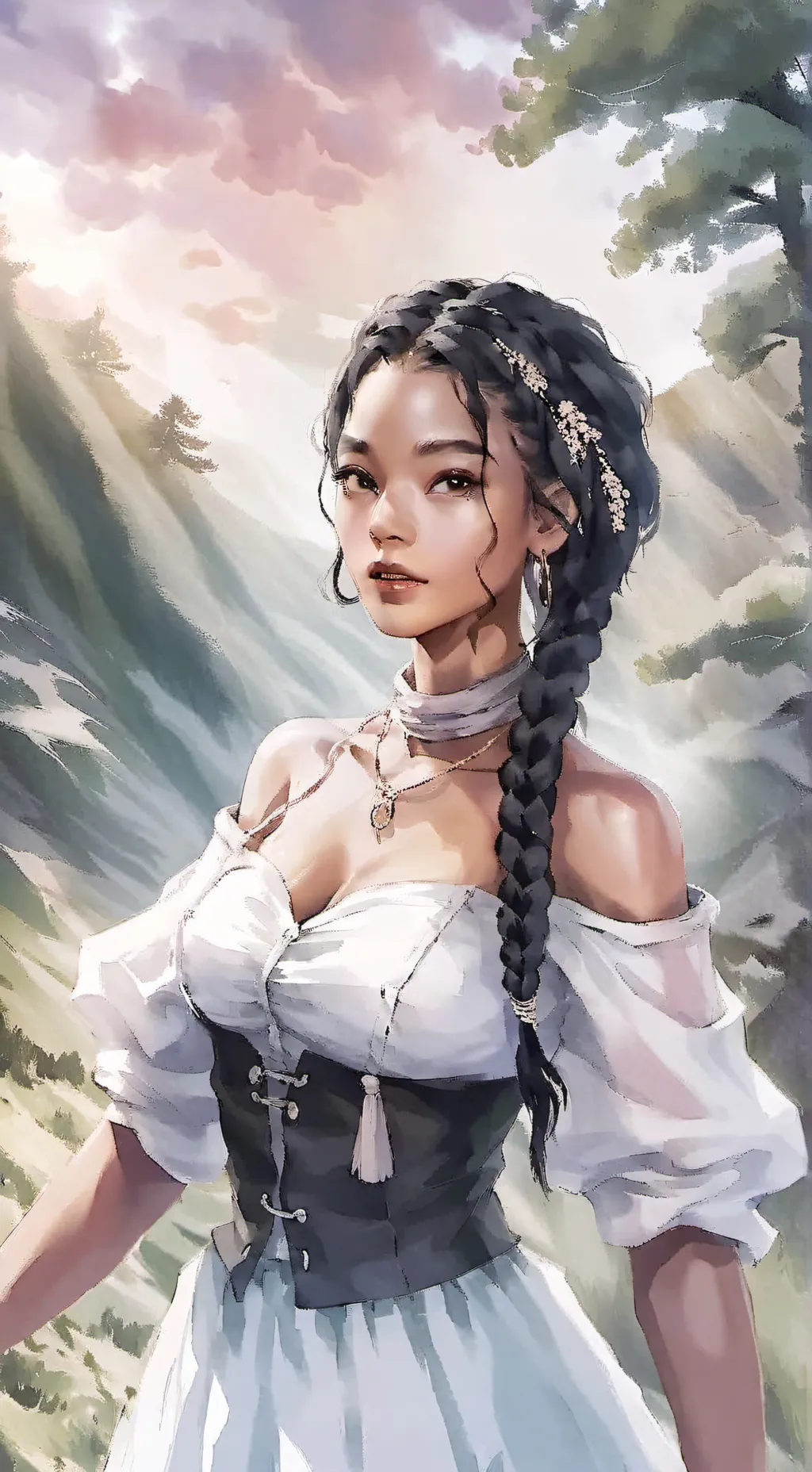 ai character: Lydia  background