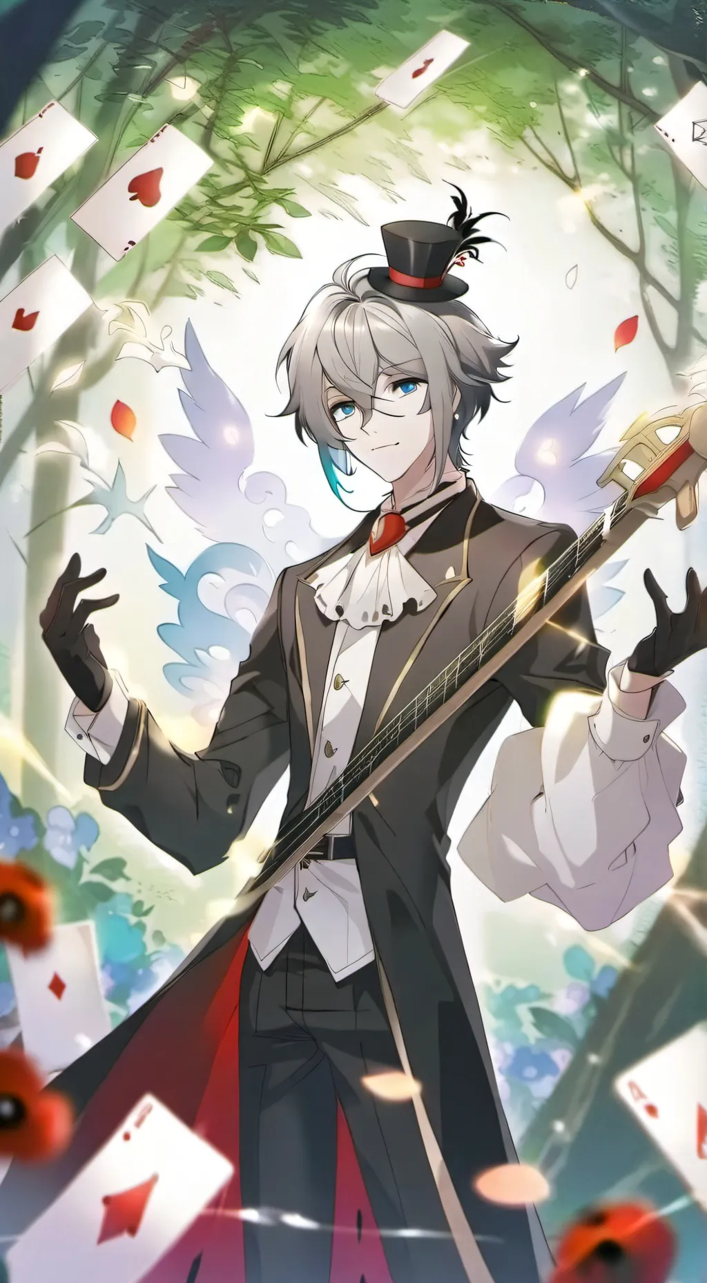 ai character: Stolas background