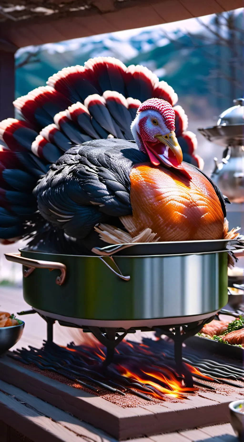 ai character: Tom the Turkey background