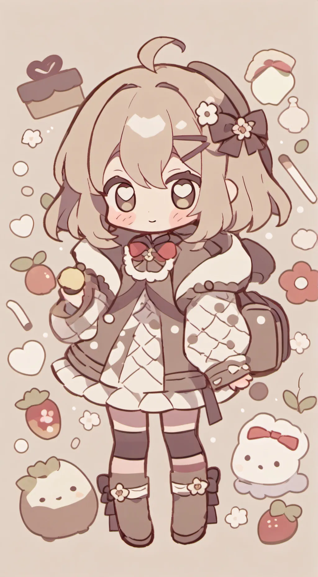 ai character: Mha Christmas ￼ background