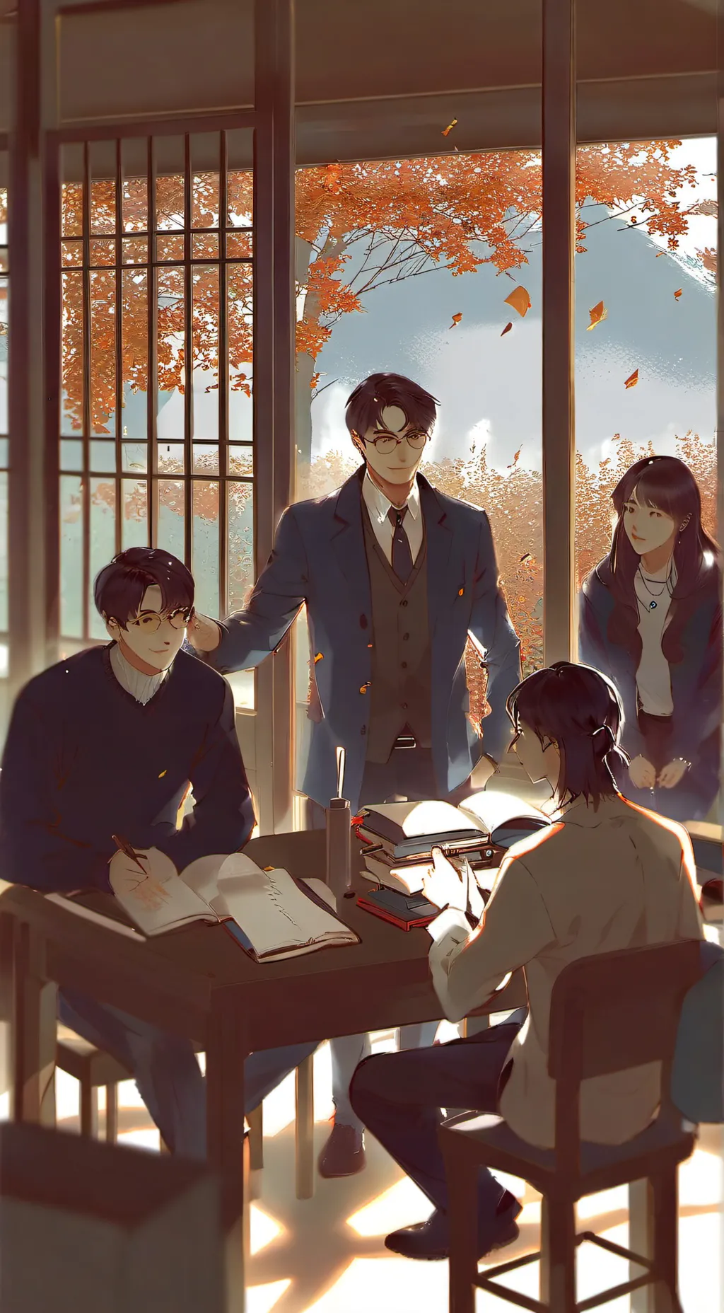 ai character: school background