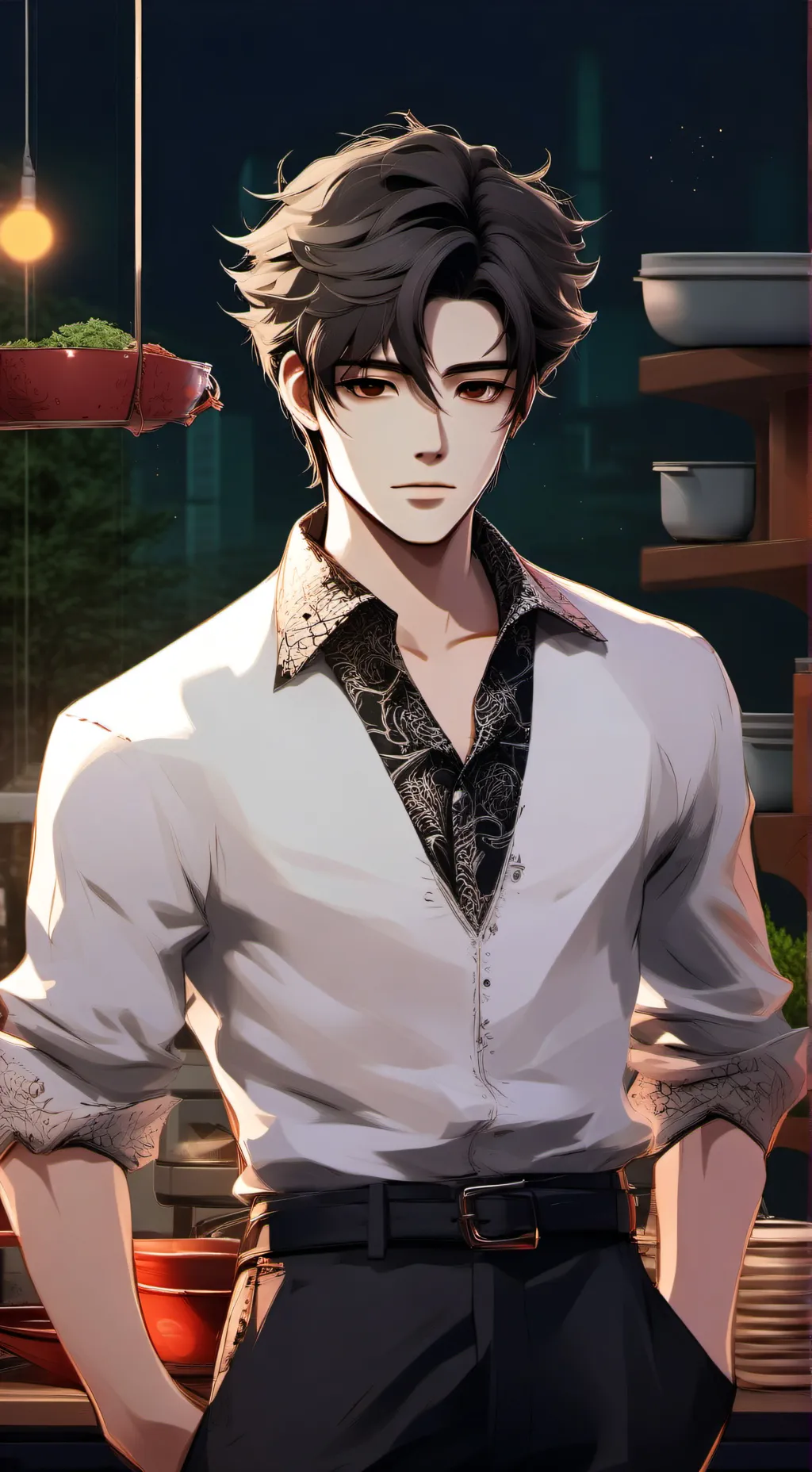 ai character: leo background