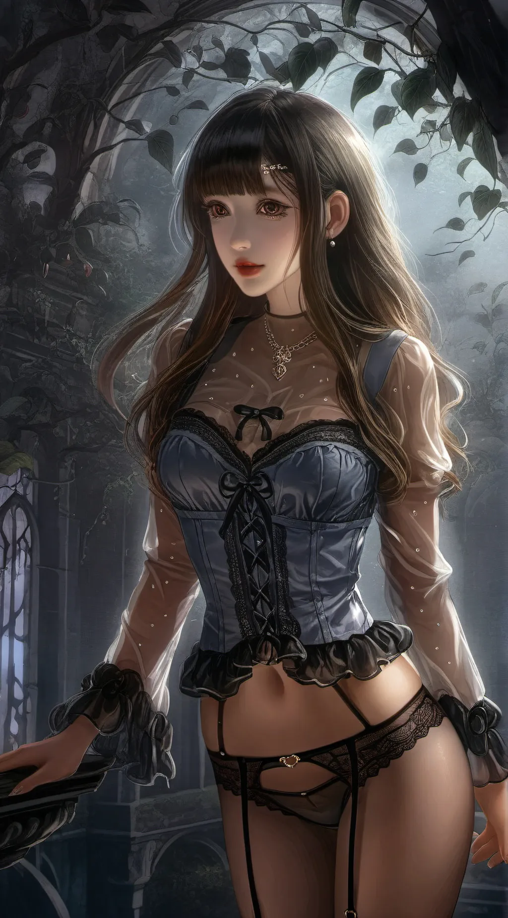 ai character: Mix background