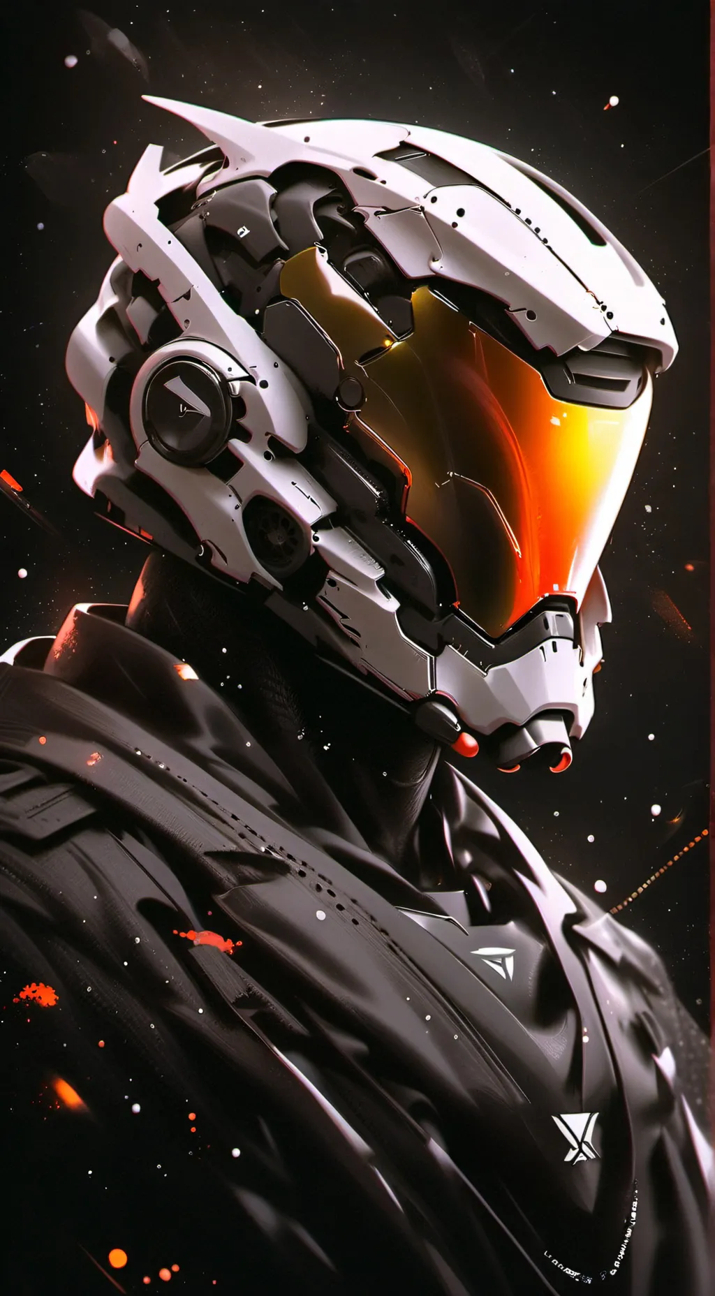 ai character: Cyborg. Soldier background
