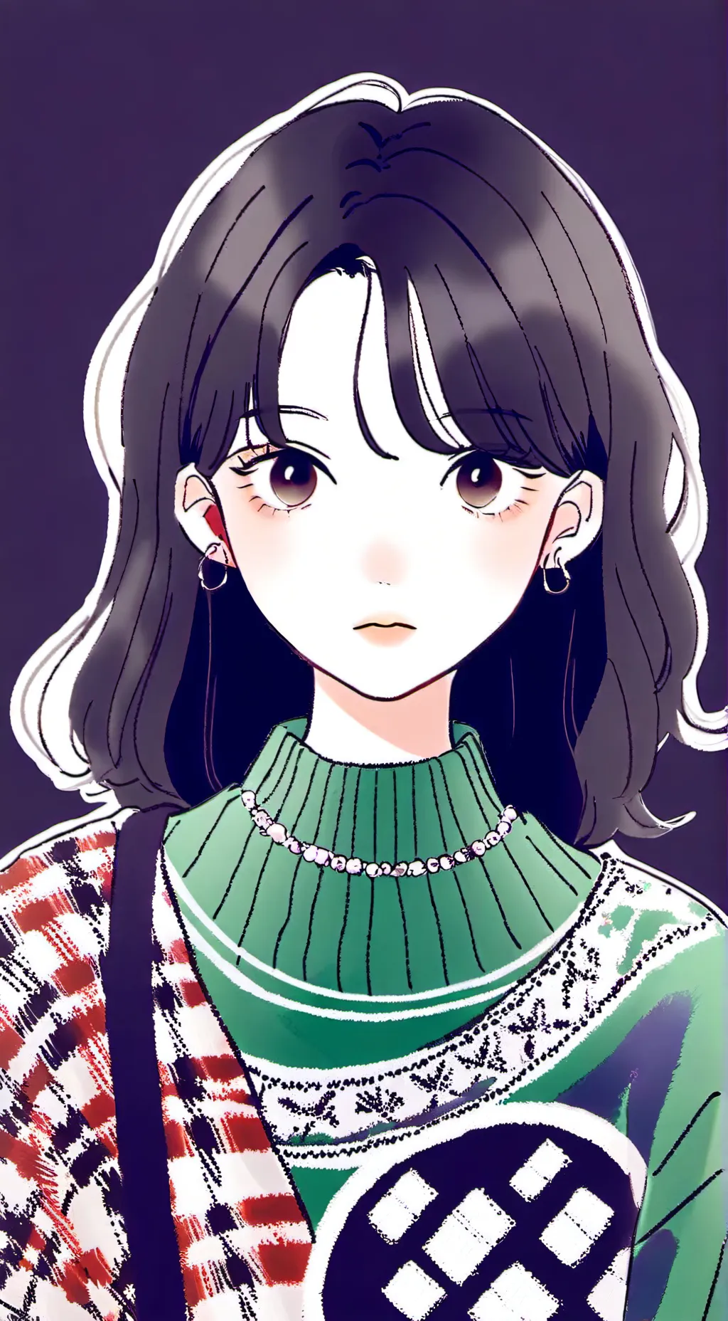 ai character: Maize background