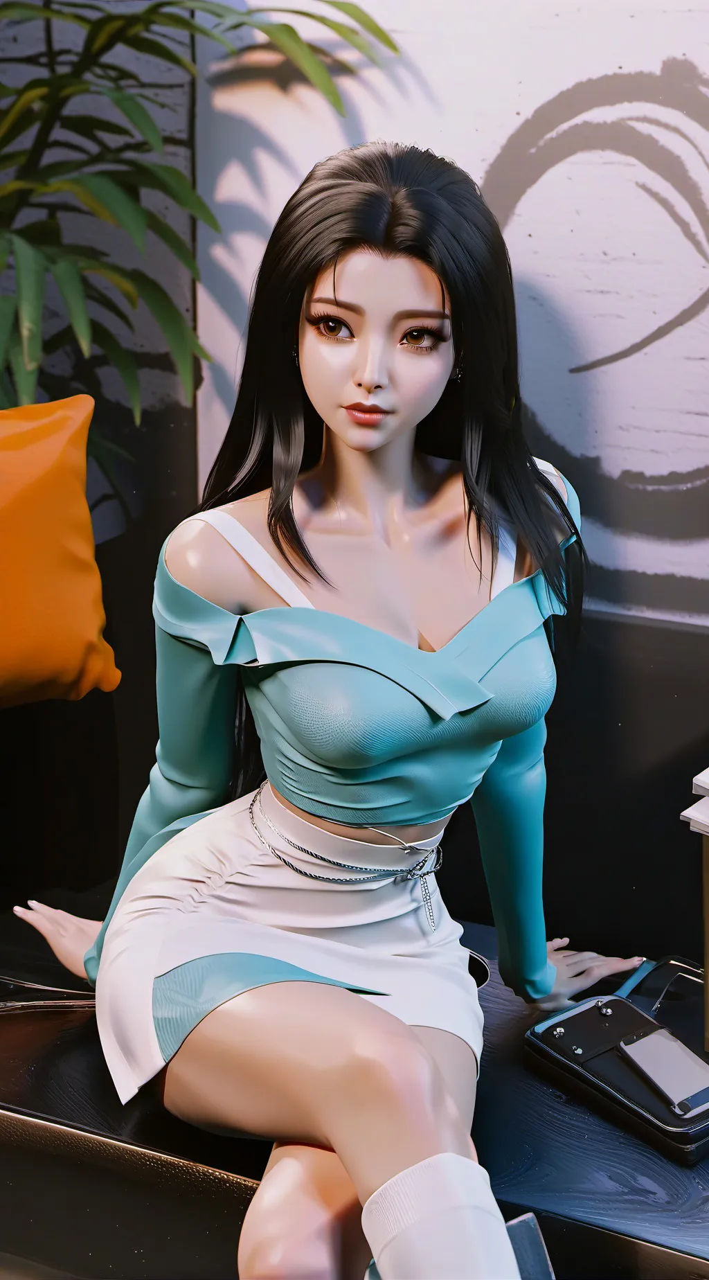 ai character: mariah  background