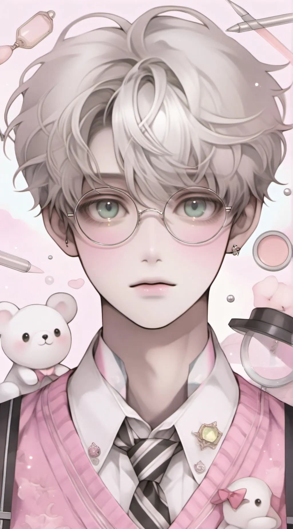 ai character: Isaac. background