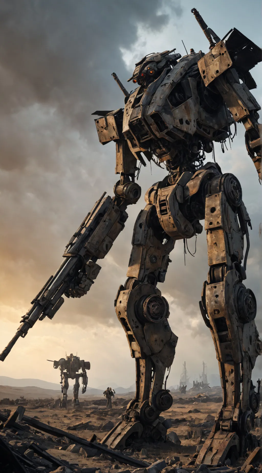 ai character:  Hanger -MK185￼ background