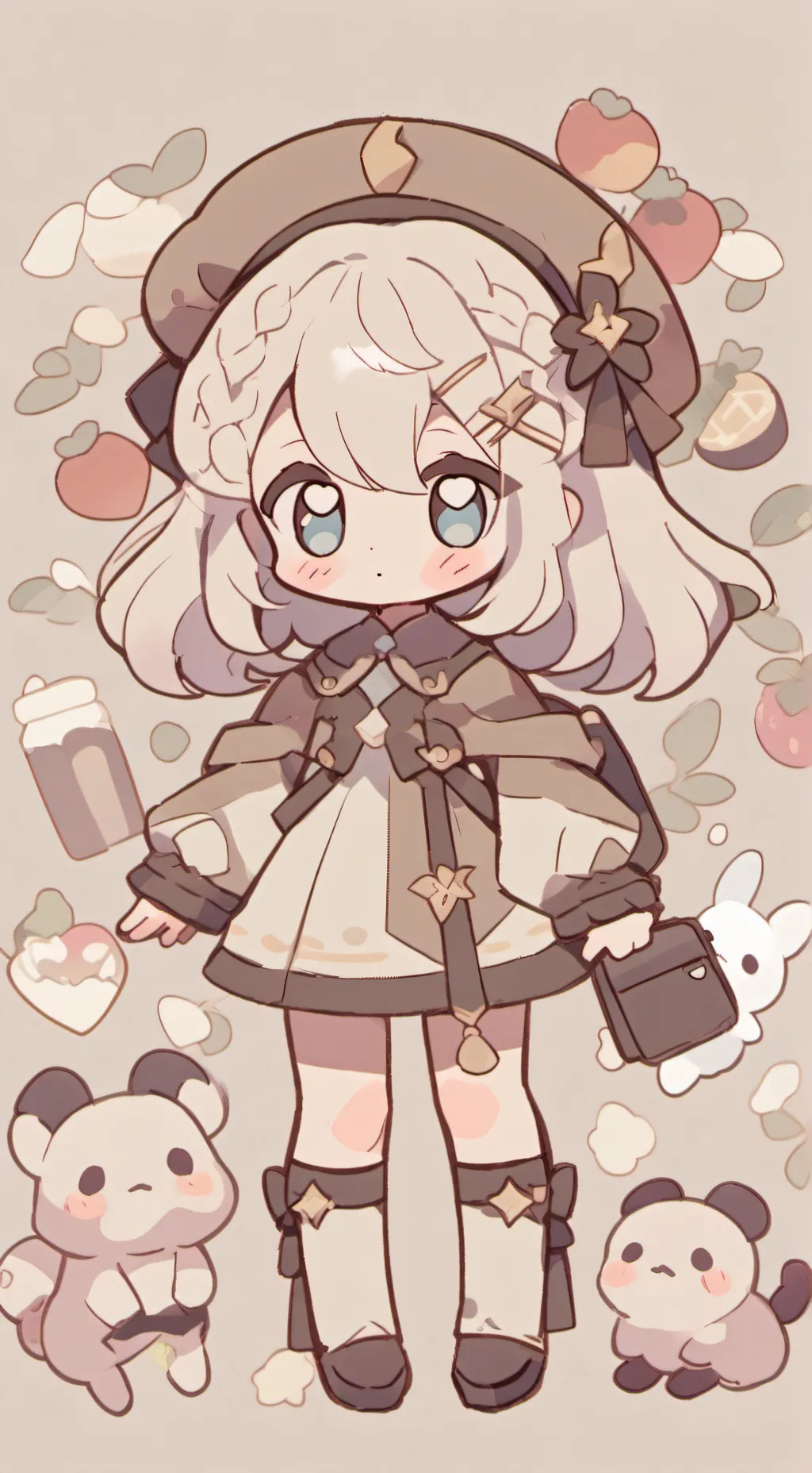 ai character: EIMI❤ background