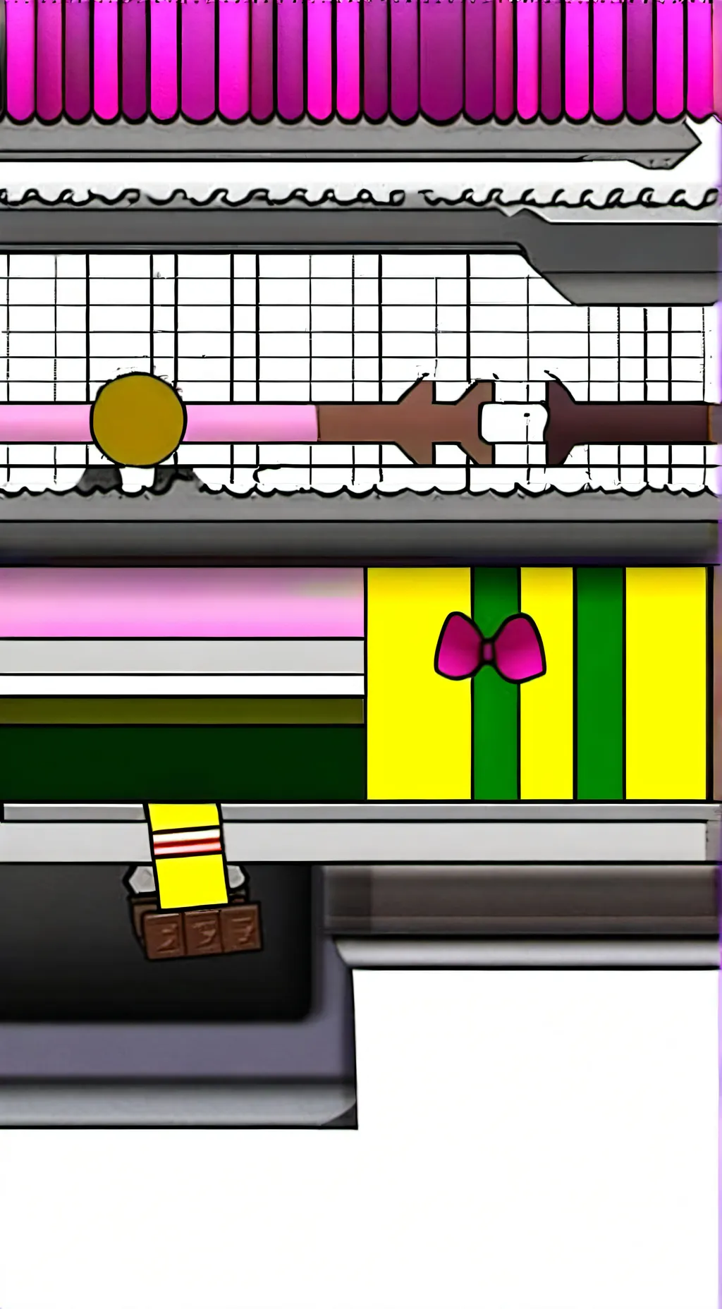 ai character: Chocky  background