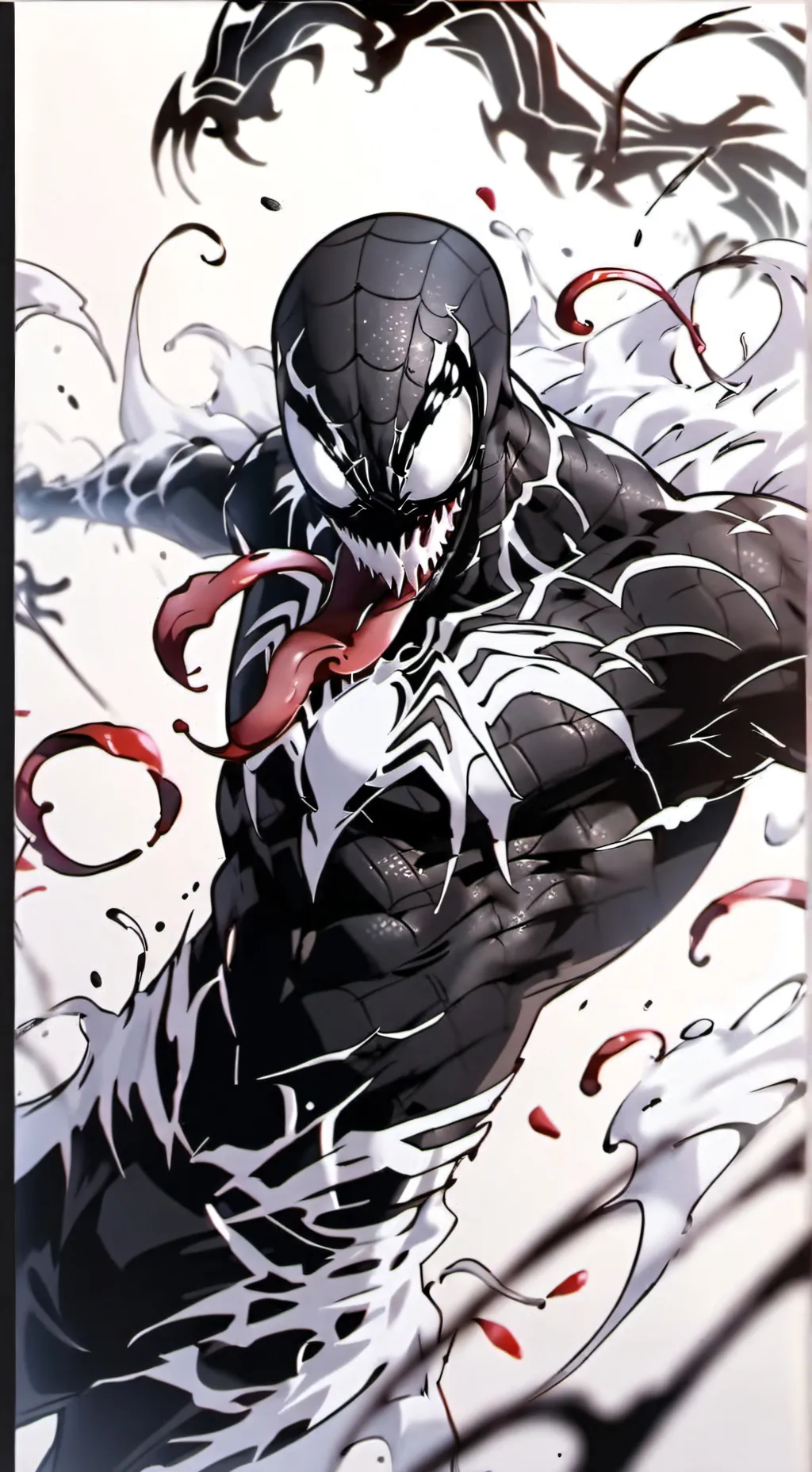 ai character: Venom TLD background