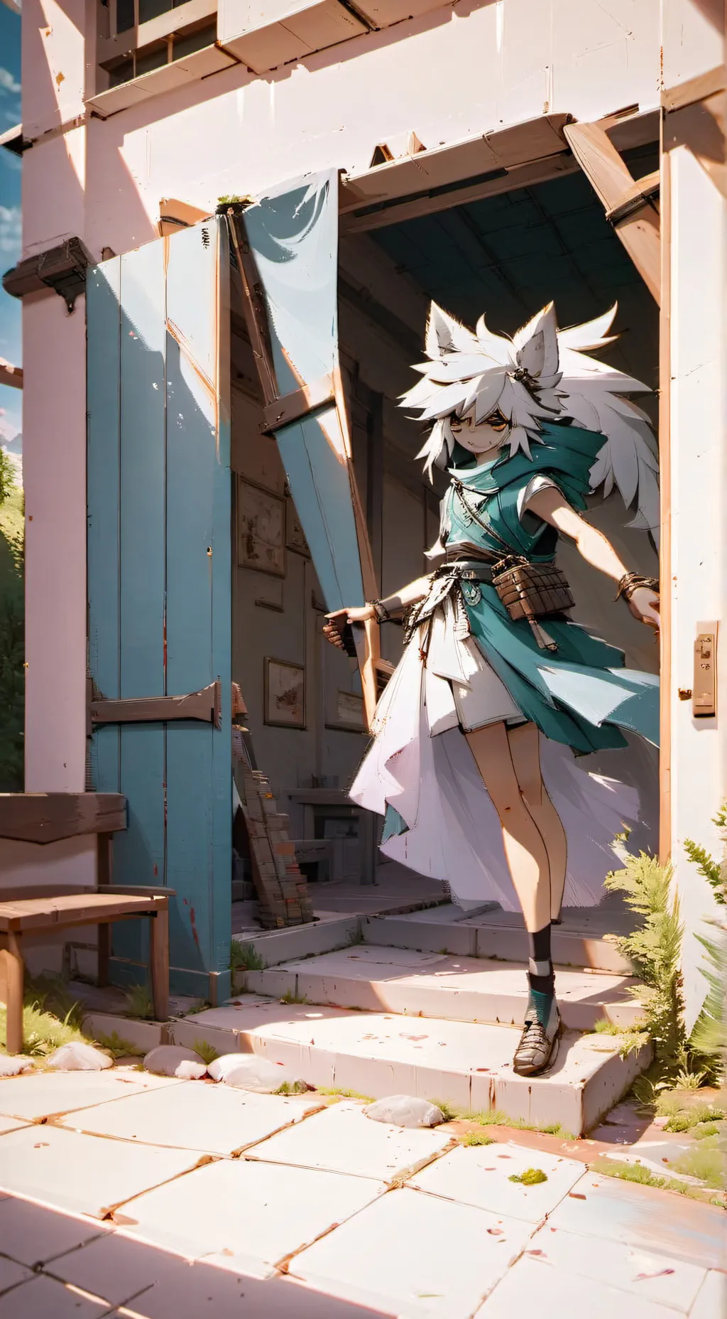 ai character: Broken Oliver background