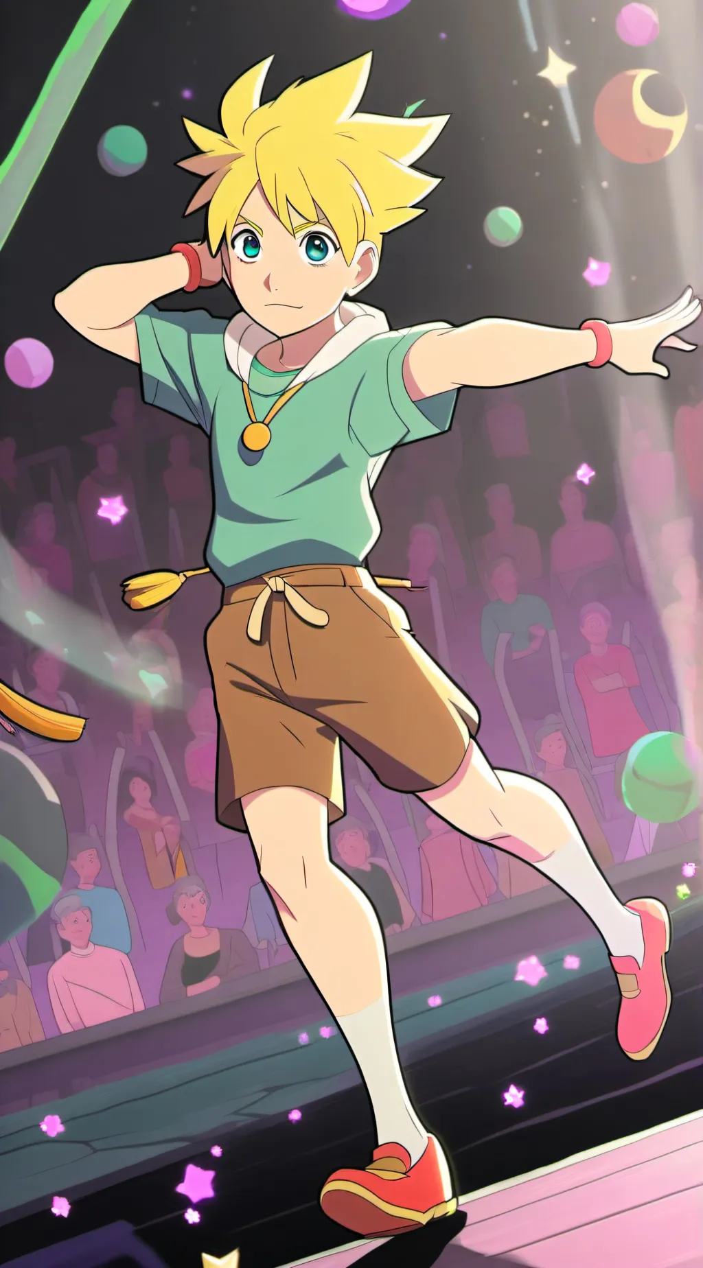 ai character: Boruto Uzumaki  background