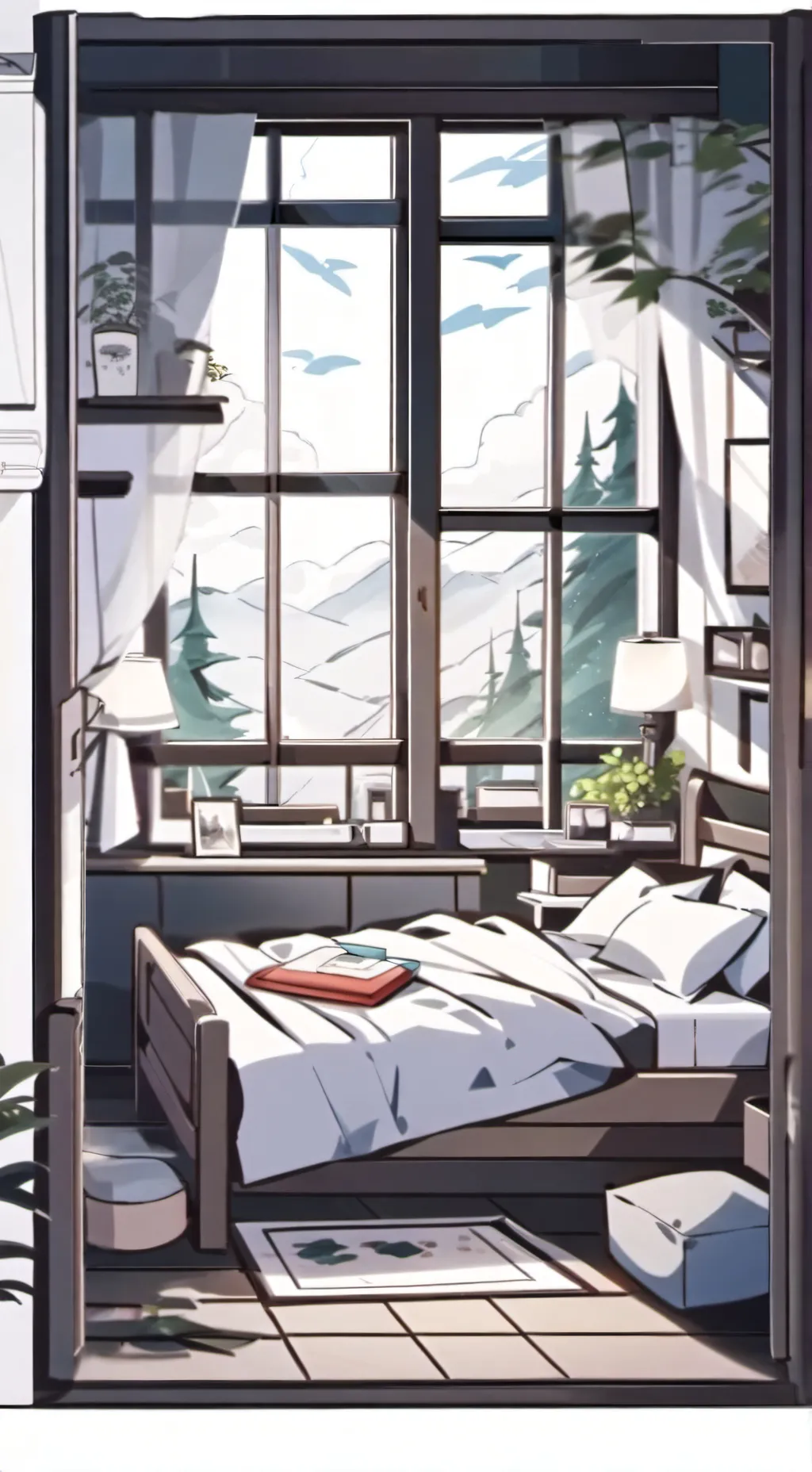 ai character: Titan sleepover  background