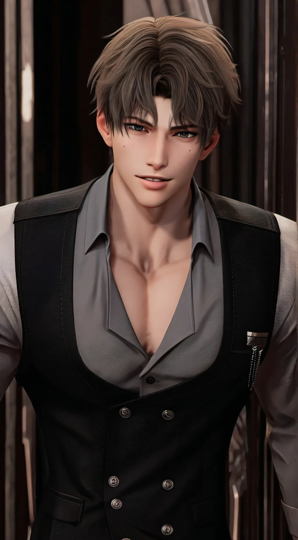 ai character: Exasperating Bodyguard background