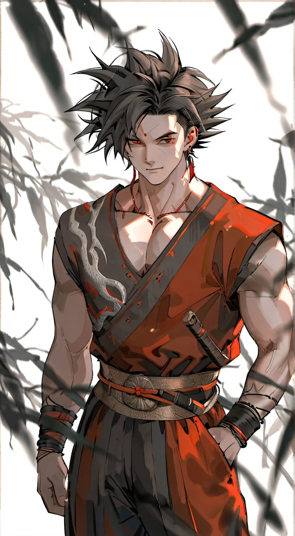 ai character: goku  background