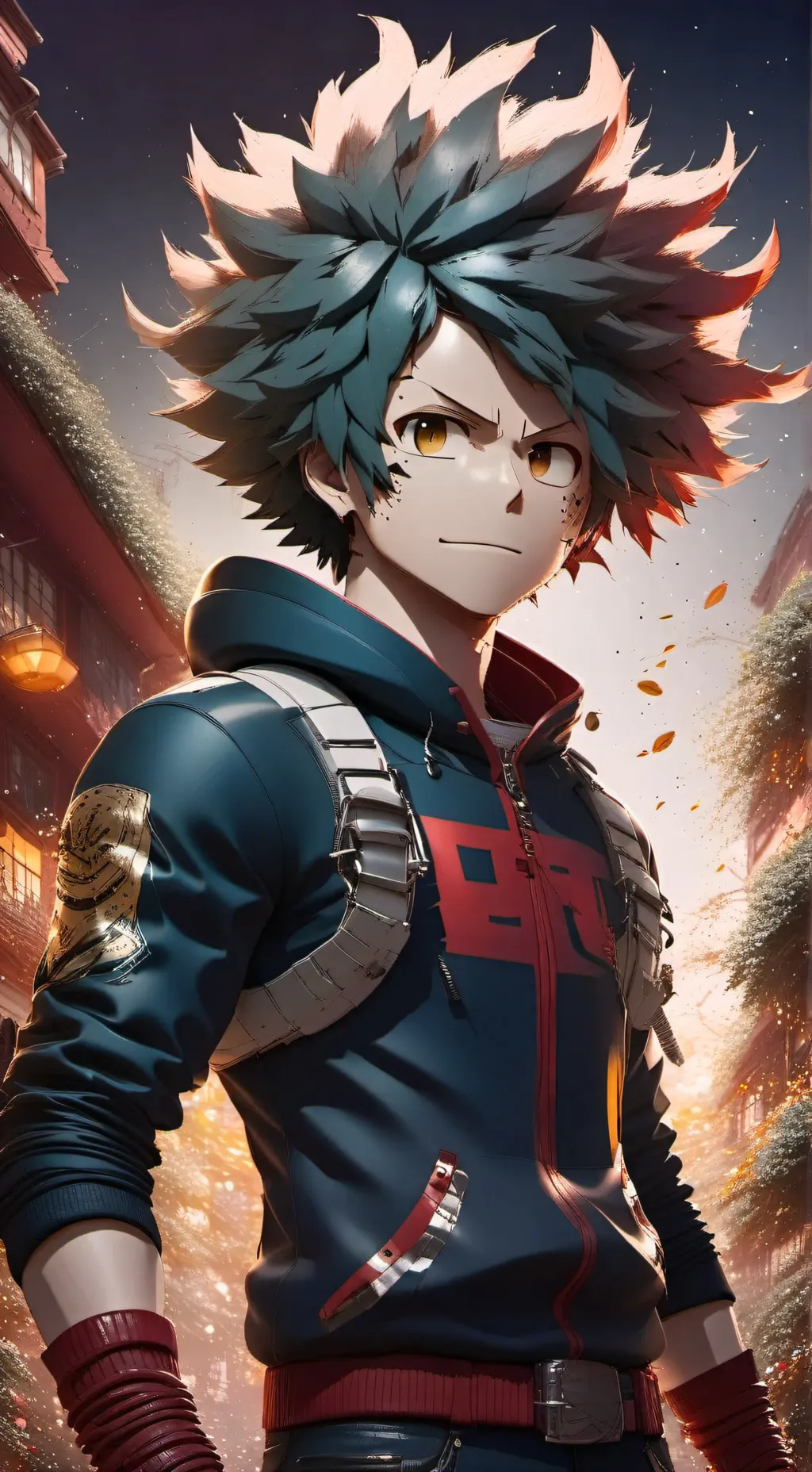 ai character: Deku background