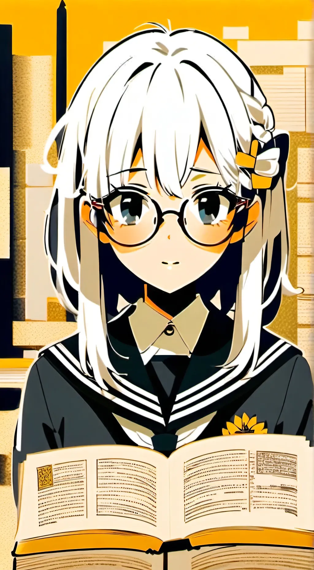 ai character: printy background