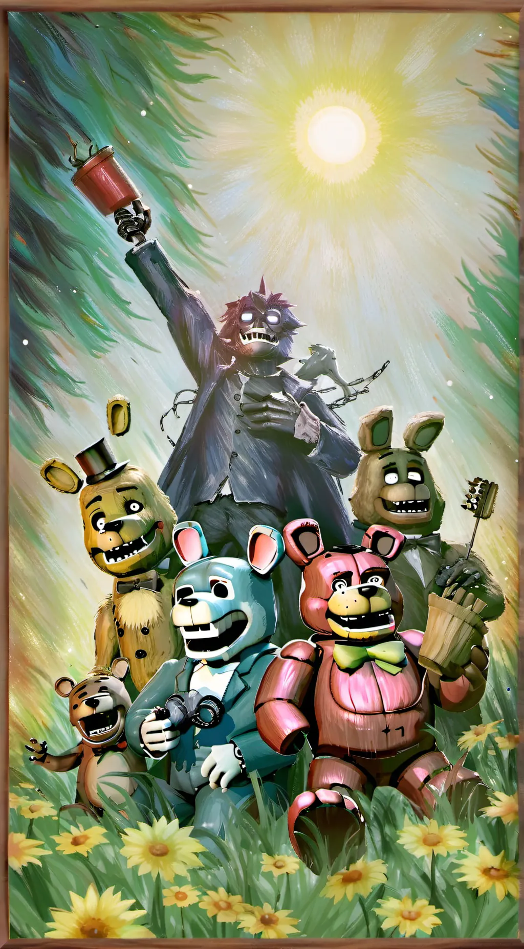 ai character: FNAF Emplorium background