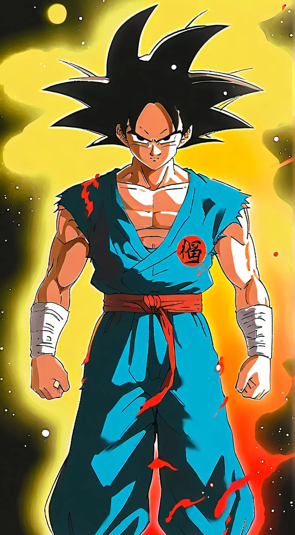 ai character: Kale and Caulifla background