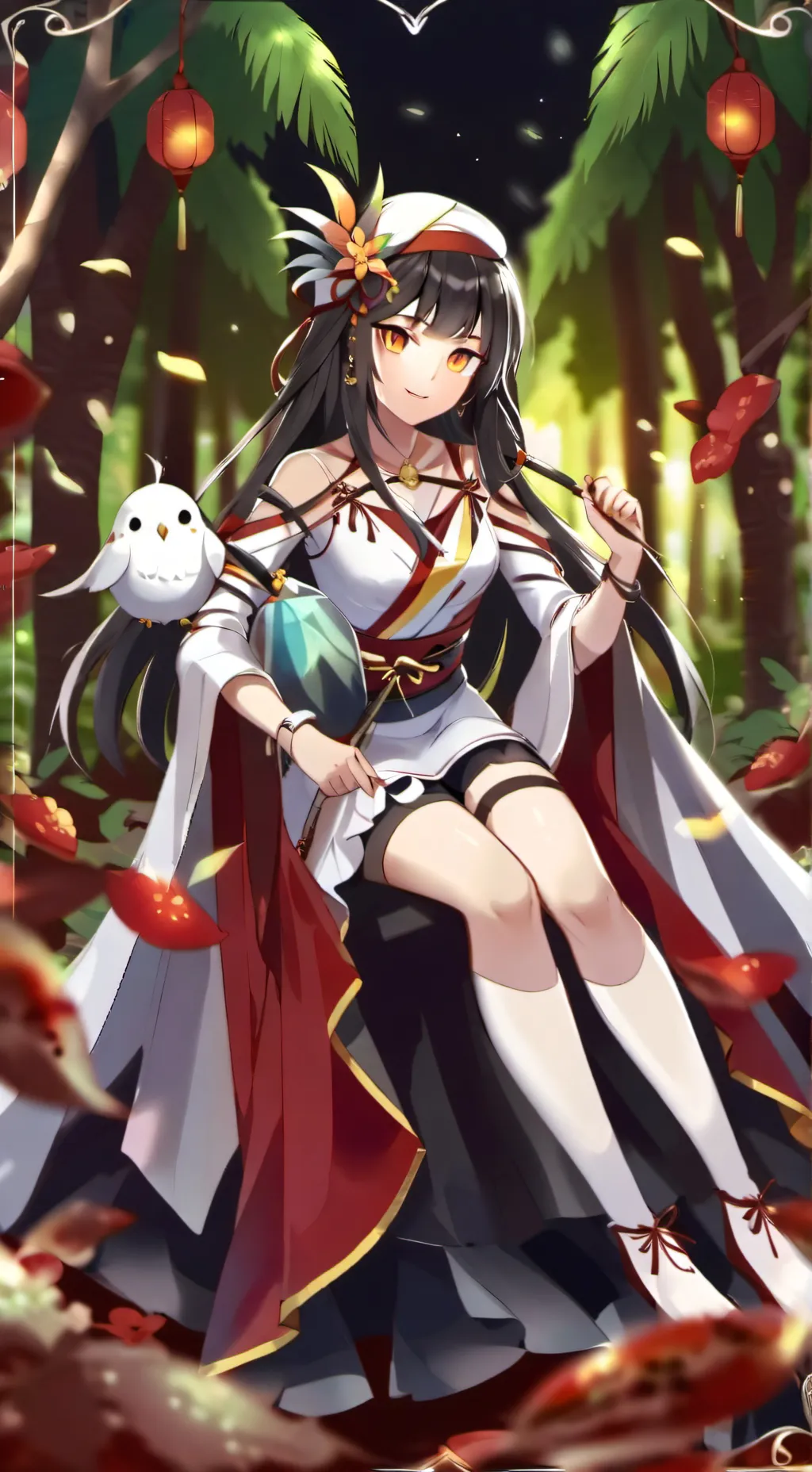 ai character: Galaxy Hashira background