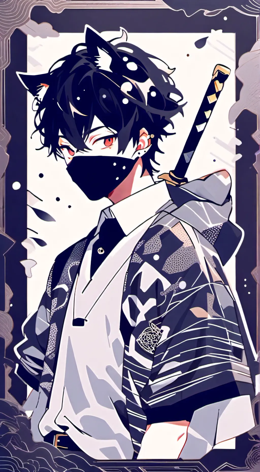 ai character: Samarai background