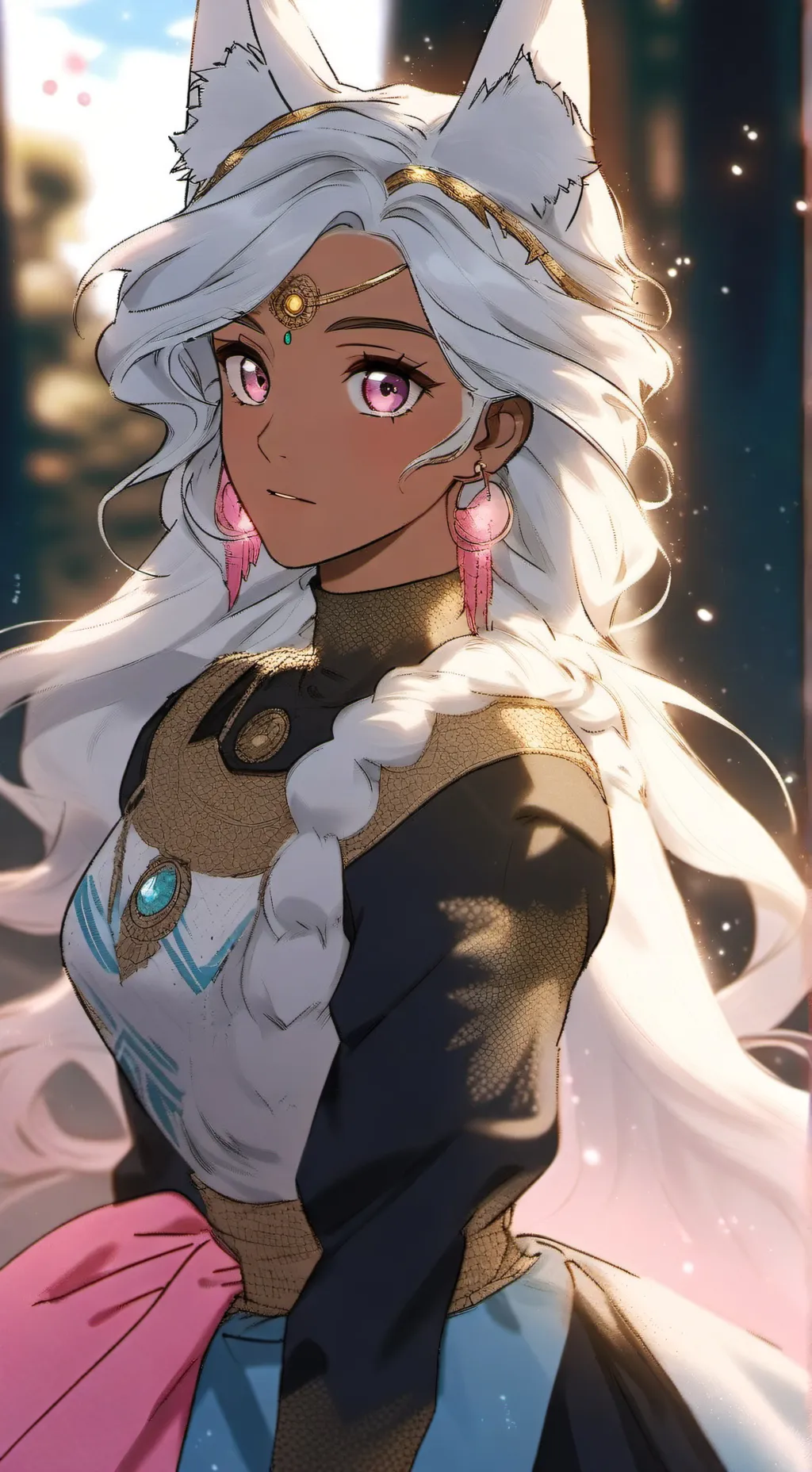 ai character: allura  background