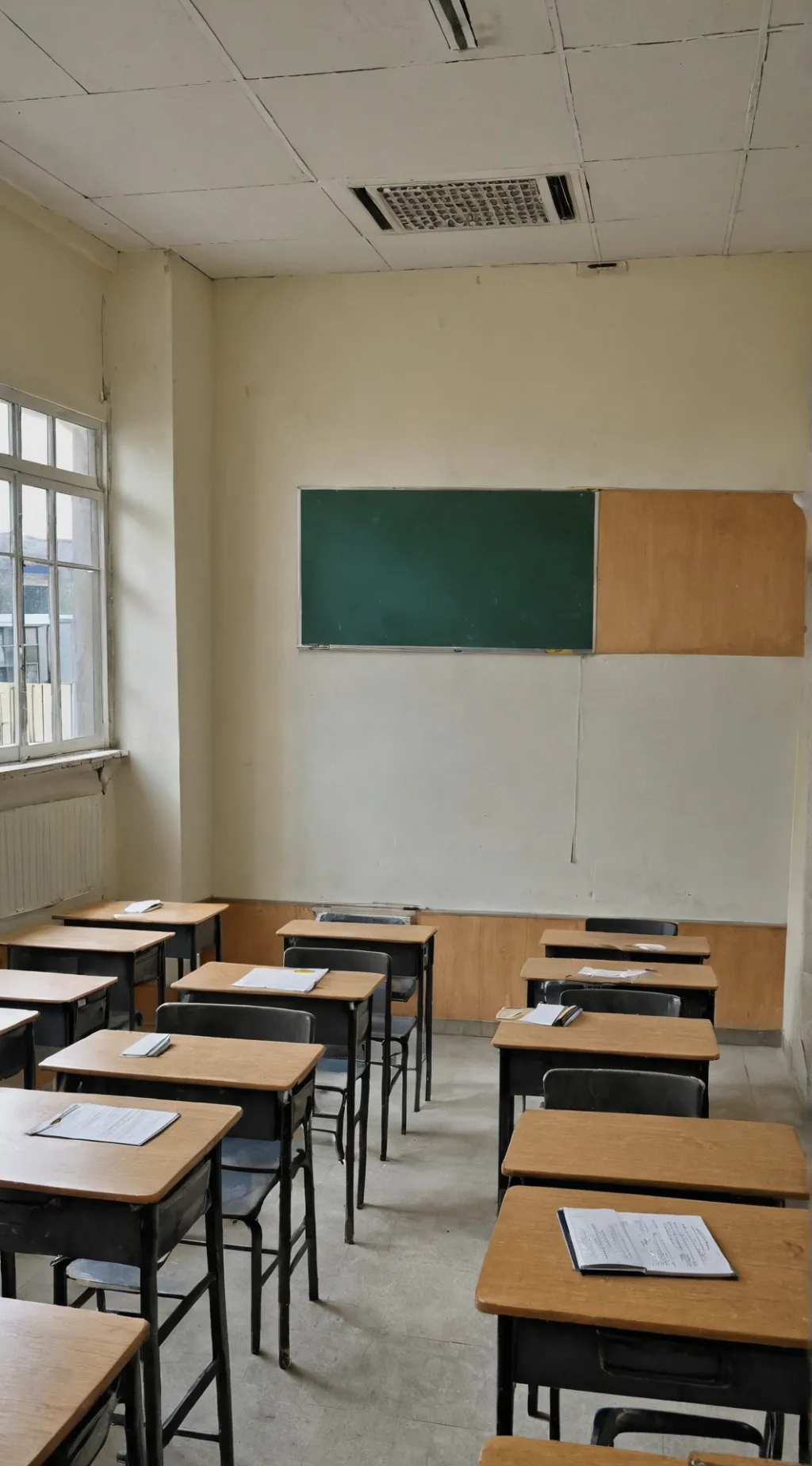 ai character: Middle school  background