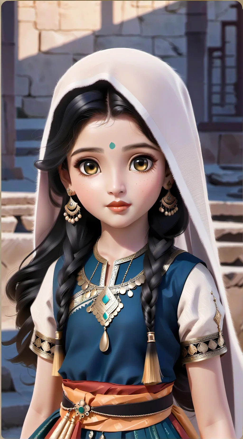 ai character: GEN ALPHA background
