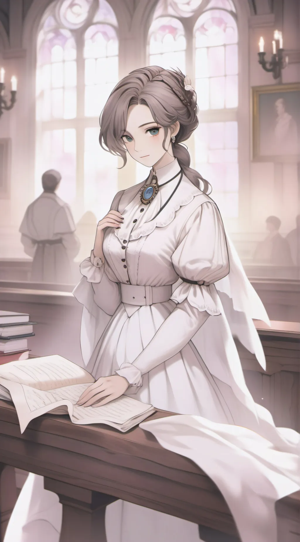 ai character: Mayor Sarah background