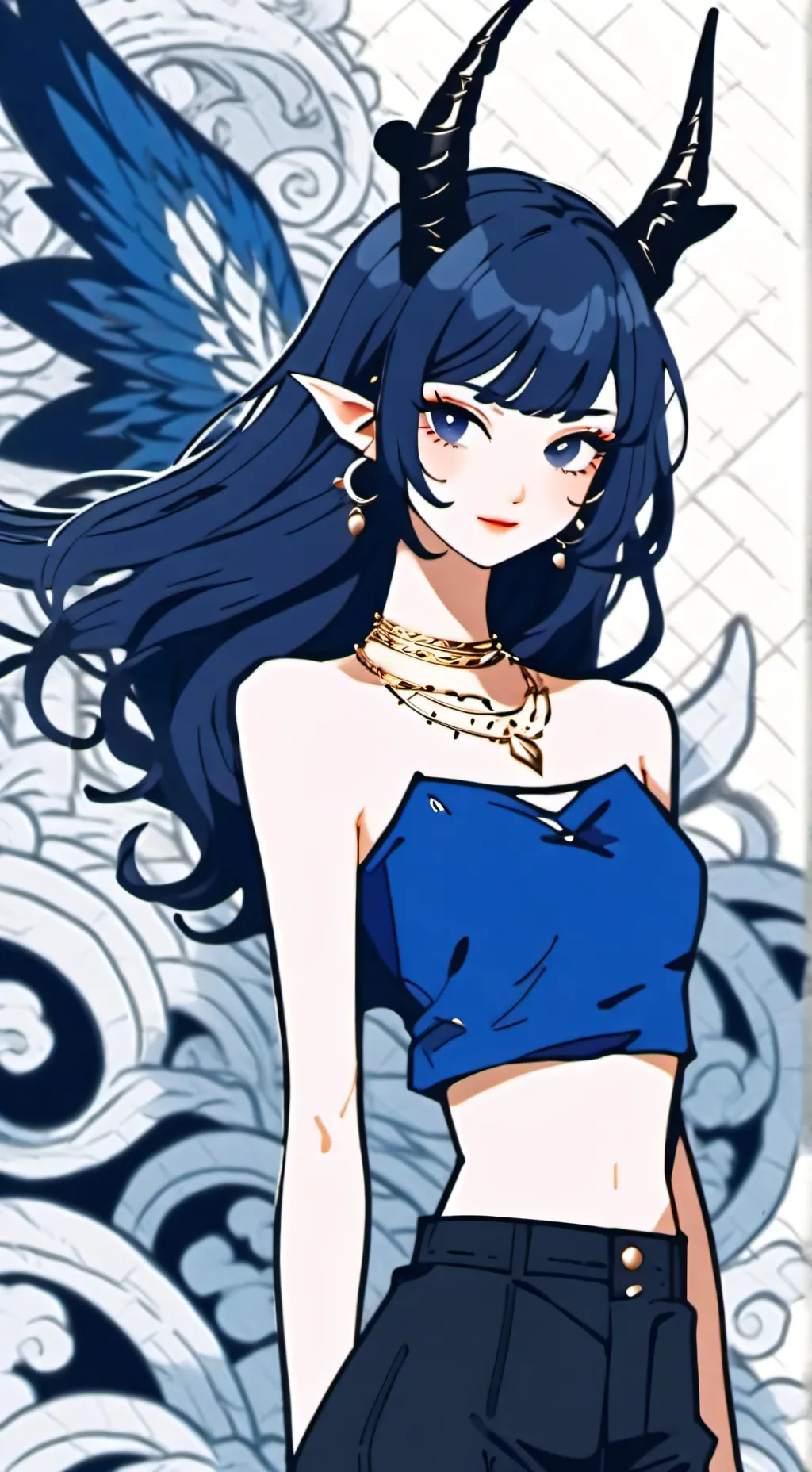 ai character: Elli background