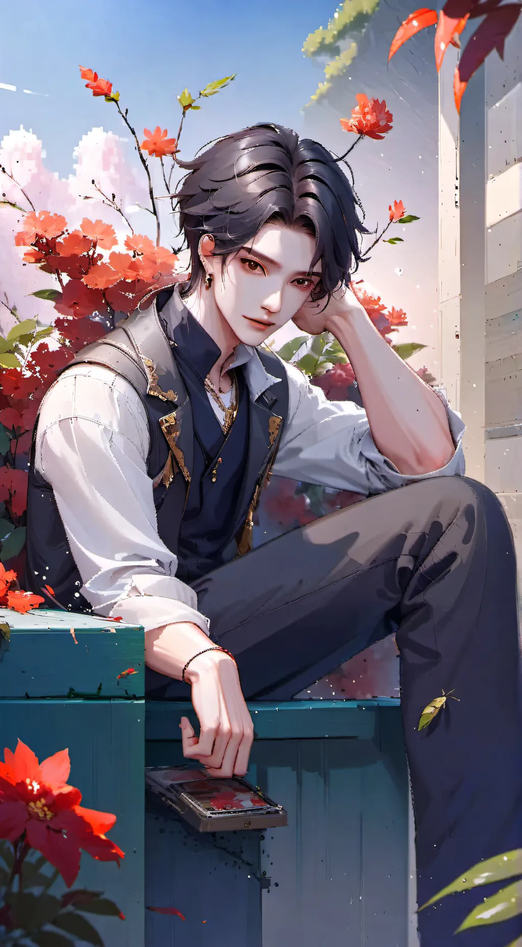 ai character: michał background