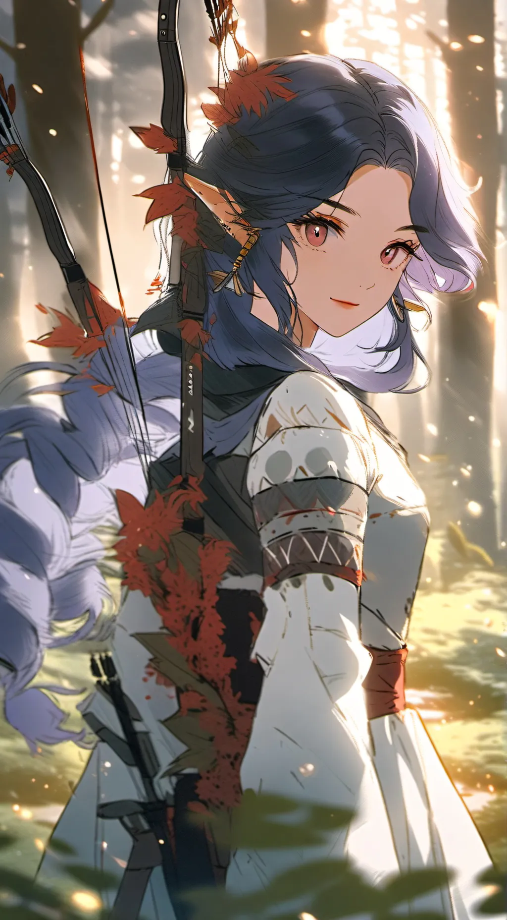 ai character: Luna background