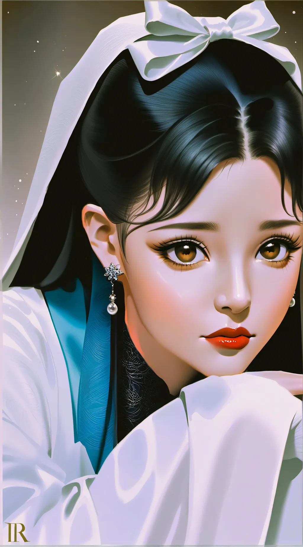 ai character: girl background