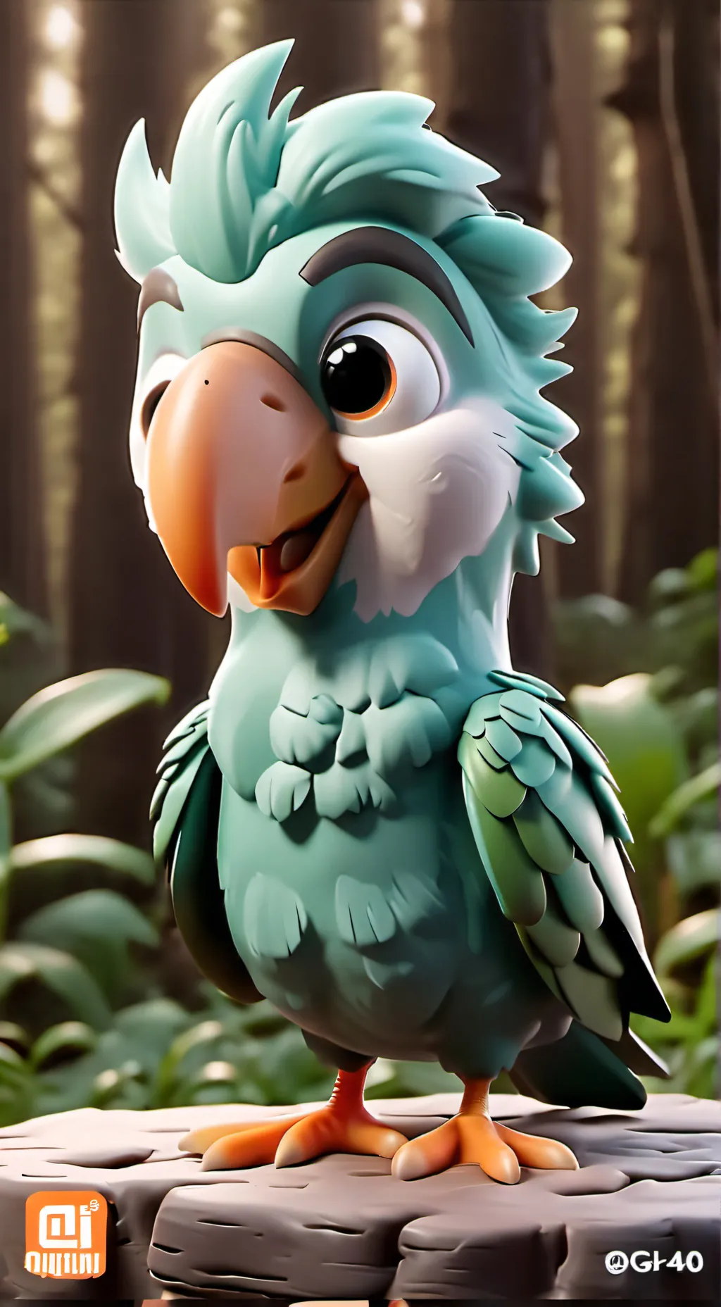 ai character: Duolingo background