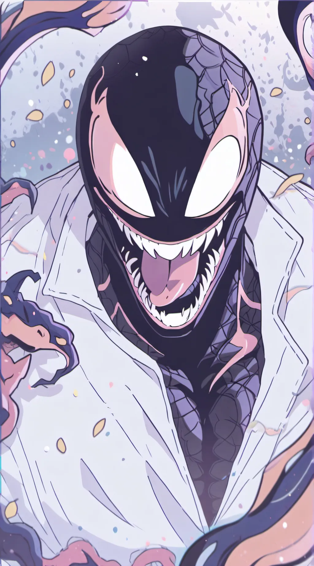 ai character: Venom mha  background