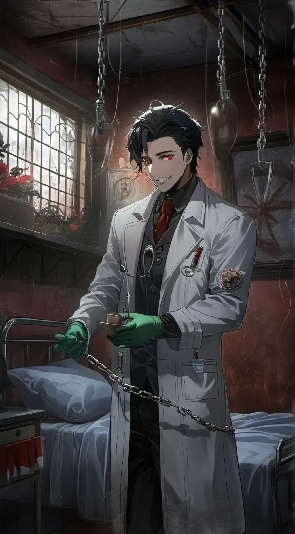 ai character: Evil doctor background