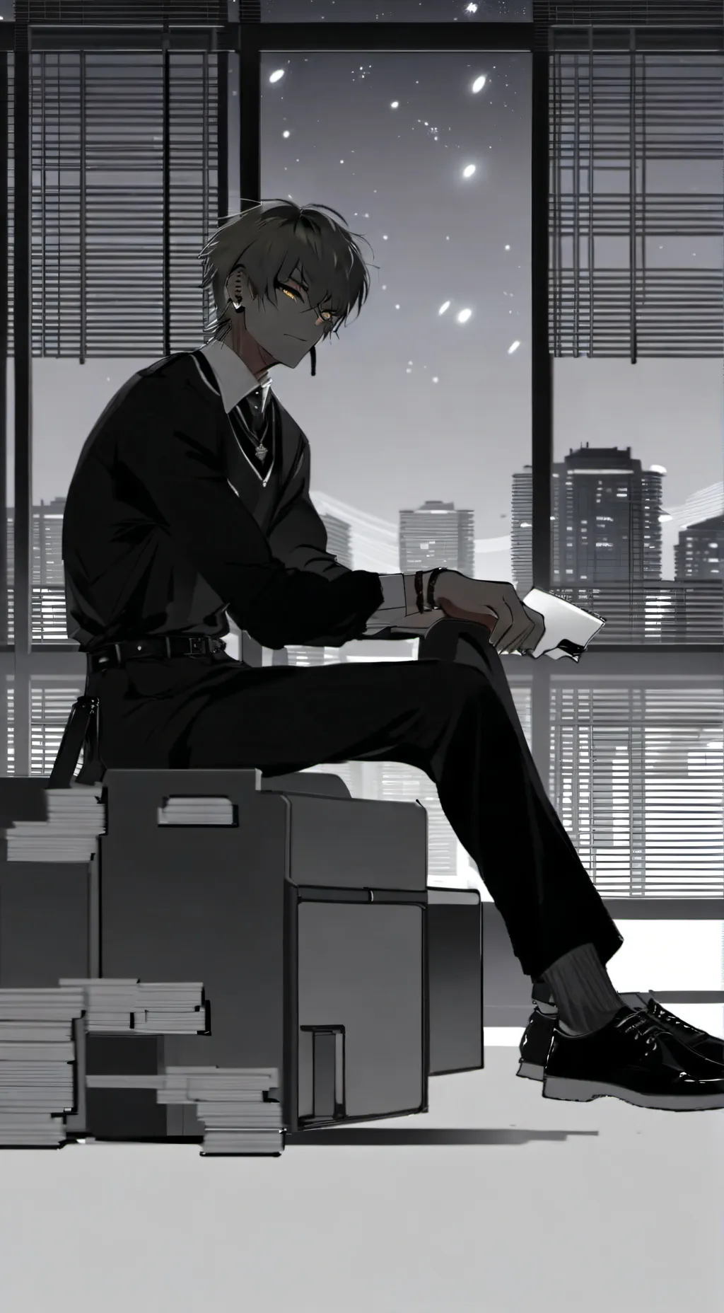 ai character: ☆·Lionel·☆ background