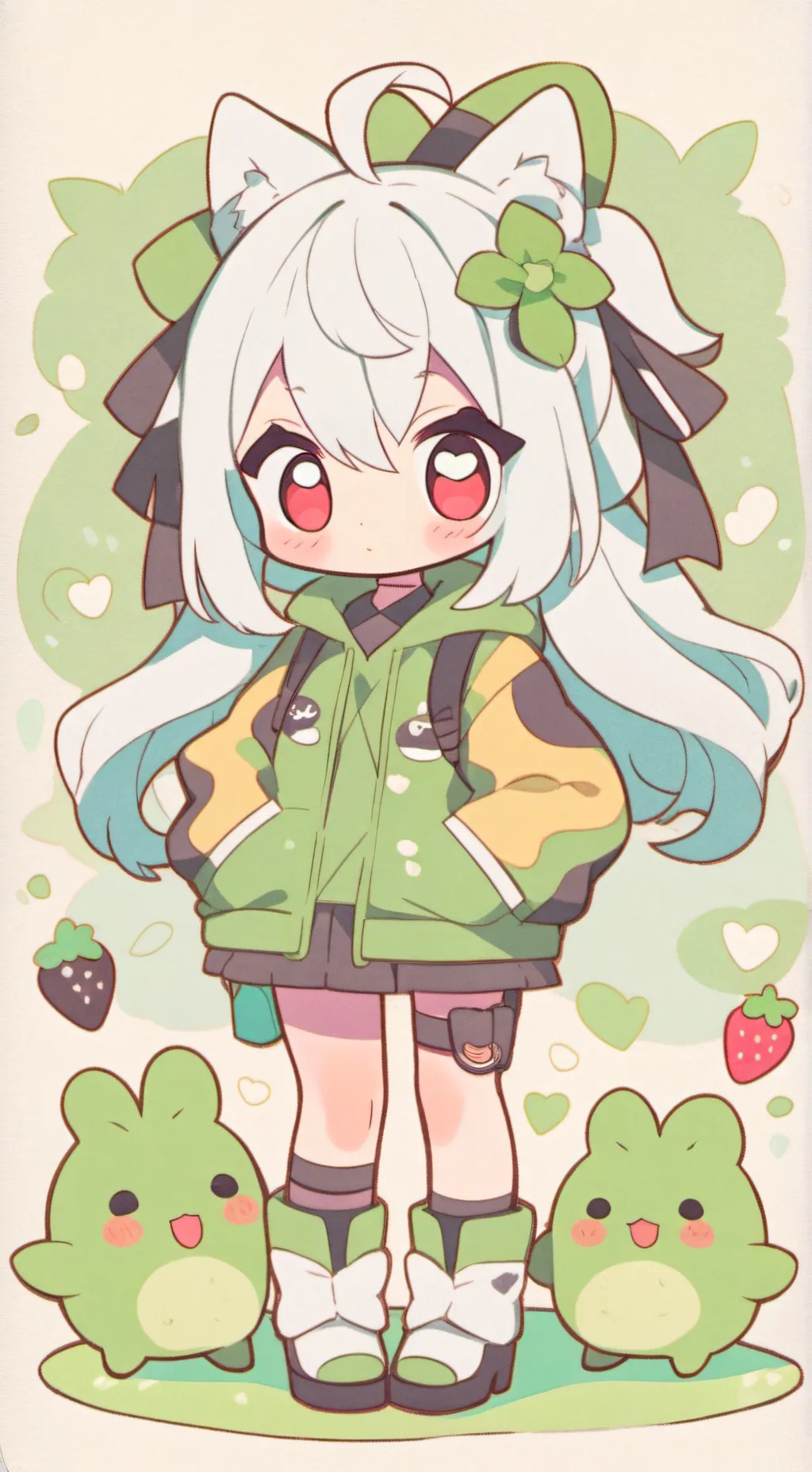ai character: Escuela  background