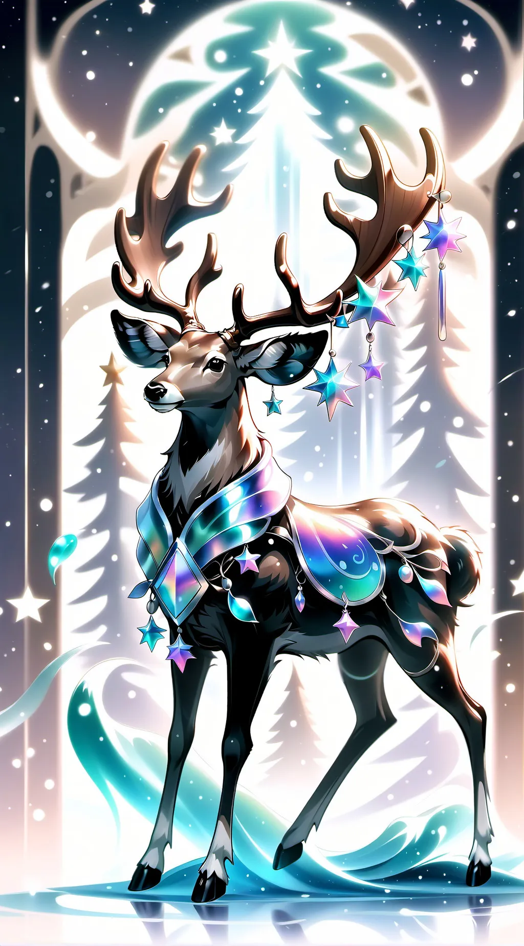 ai character: Crissmas background